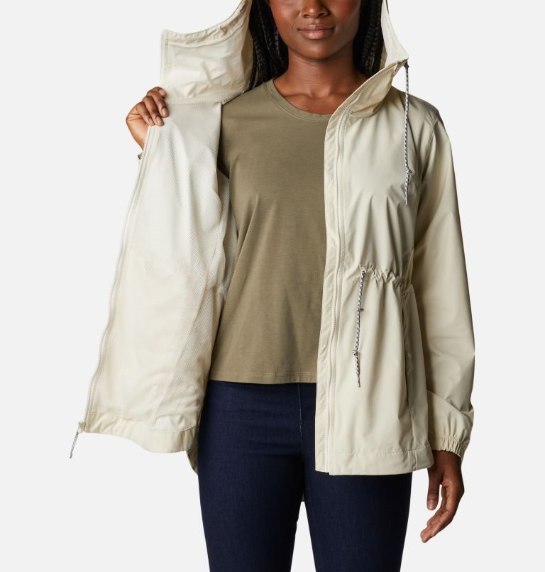 Women's Columbia Lillian Ridge Shell Jackets Cream | CA-NC5AL