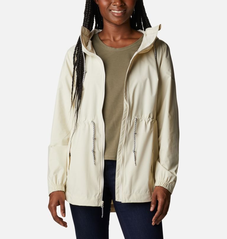 Women's Columbia Lillian Ridge Shell Jackets Cream | CA-NC5AL