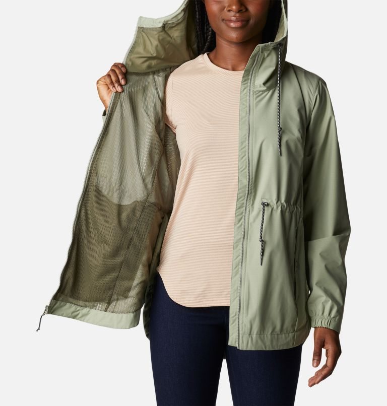 Women's Columbia Lillian Ridge Shell Jackets Olive | CA-U5036