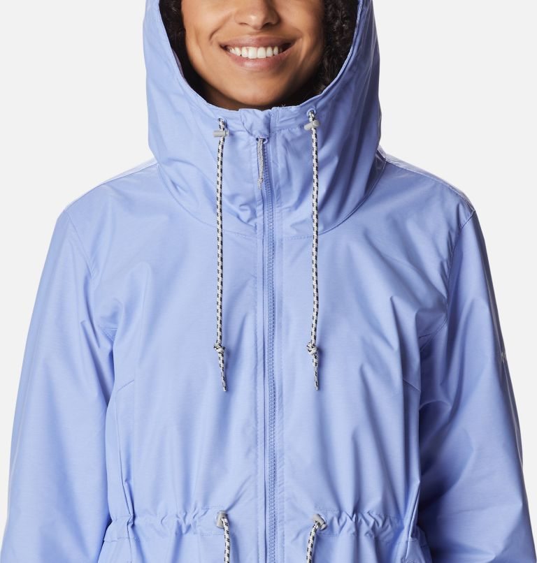 Women's Columbia Lillian Ridge Shell Jackets Light Blue | CA-V5C0L