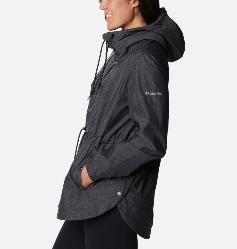 Women's Columbia Lillian Ridge Shell Jackets Black | CA-VL364