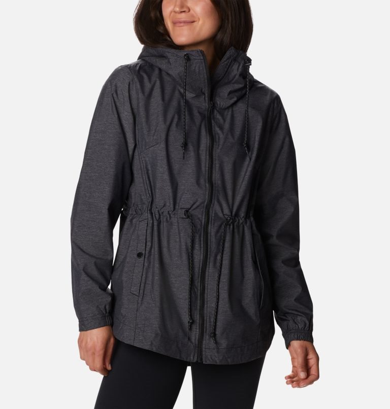 Women\'s Columbia Lillian Ridge Shell Jackets Black | CA-VL364