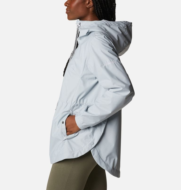 Women's Columbia Lillian Ridge Shell Jackets Light Grey | CA-WA85C