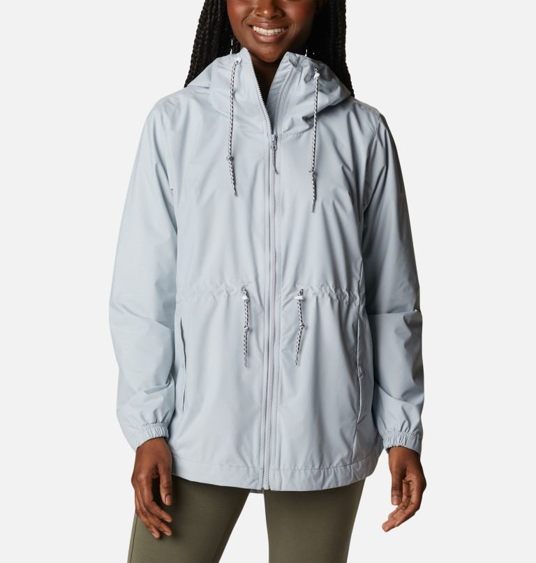 Women\'s Columbia Lillian Ridge Shell Jackets Light Grey | CA-WA85C