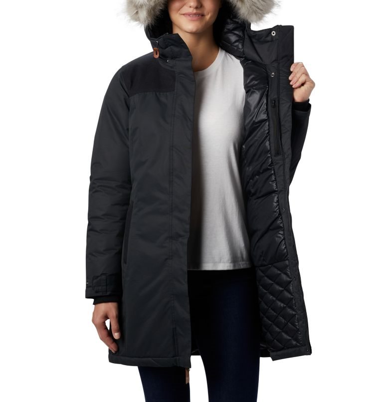 Women's Columbia Lindores Jackets Black | CA-IA54L