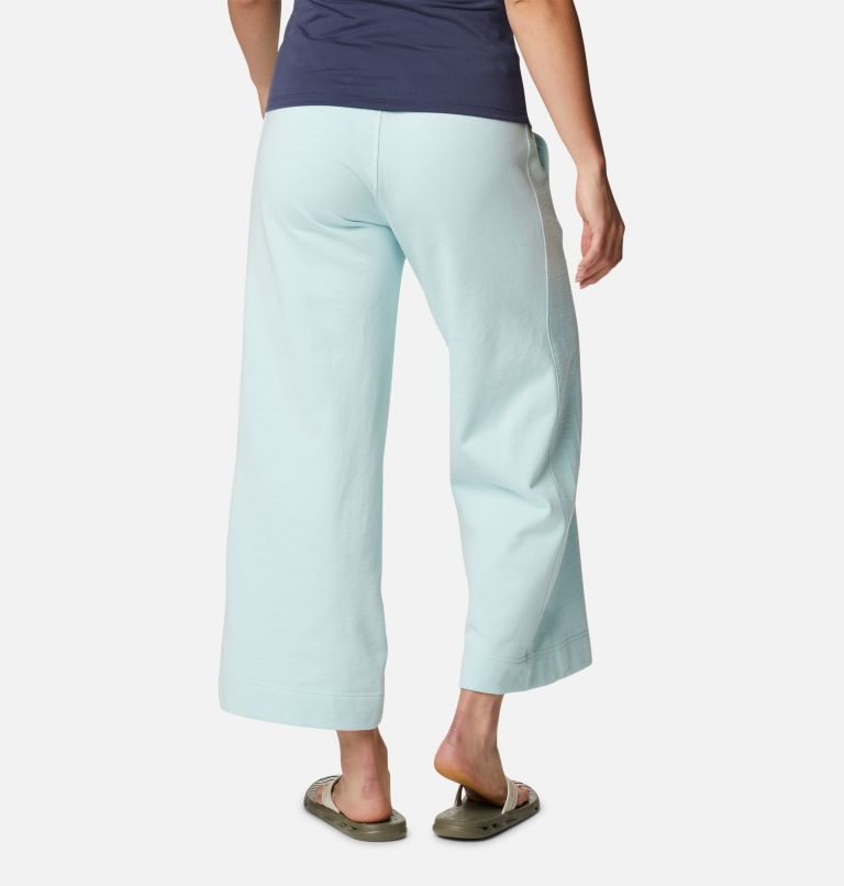 Women's Columbia Lodge French Terry Pants Turquoise | CA-F8L13