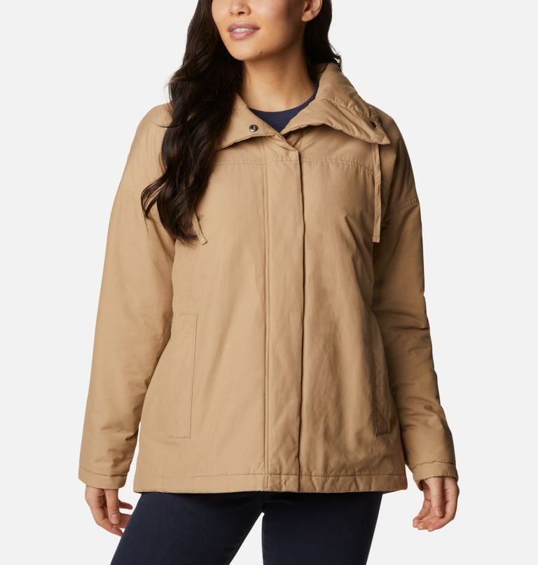 Women\'s Columbia Maple Hollow Insulated Jackets Light Brown | CA-DA4LC