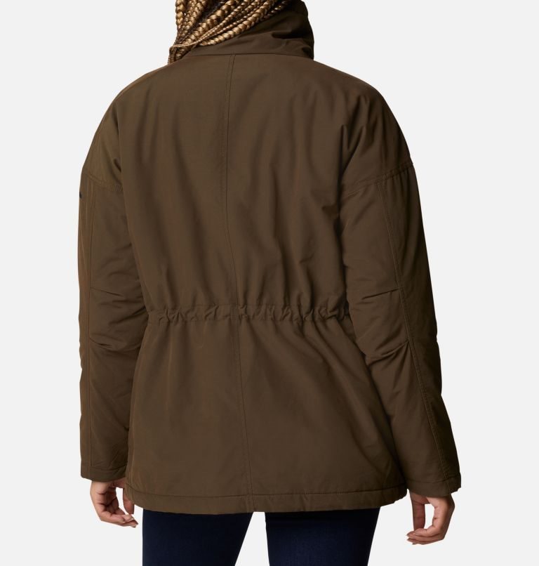 Women's Columbia Maple Hollow Insulated Jackets Dark Brown | CA-I40A8