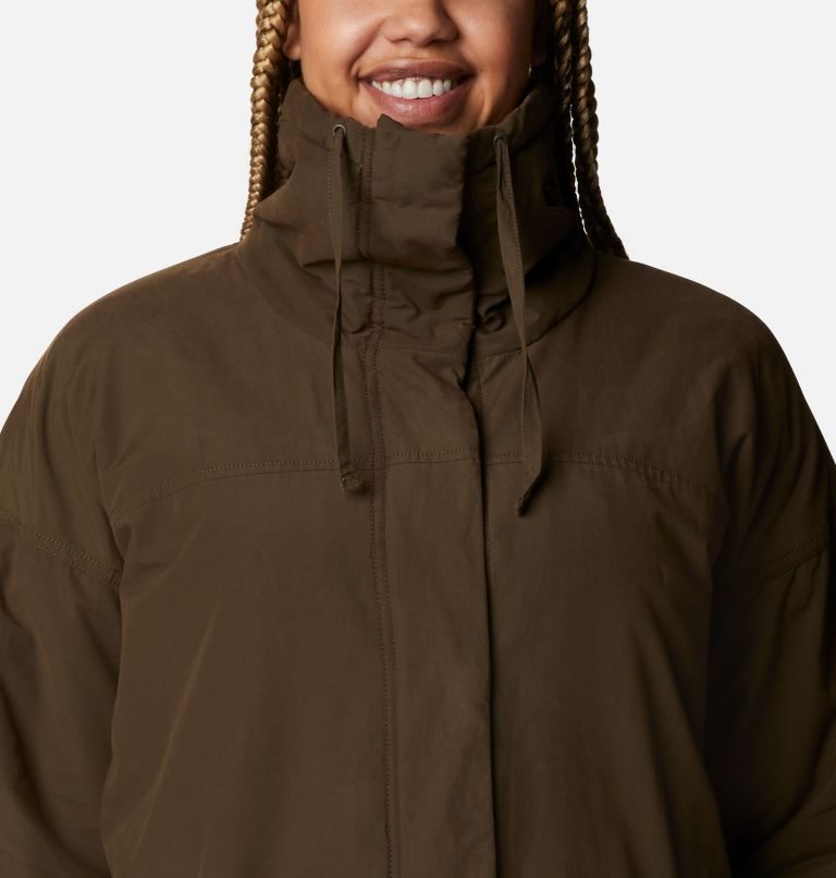 Women's Columbia Maple Hollow Insulated Jackets Dark Brown | CA-I40A8