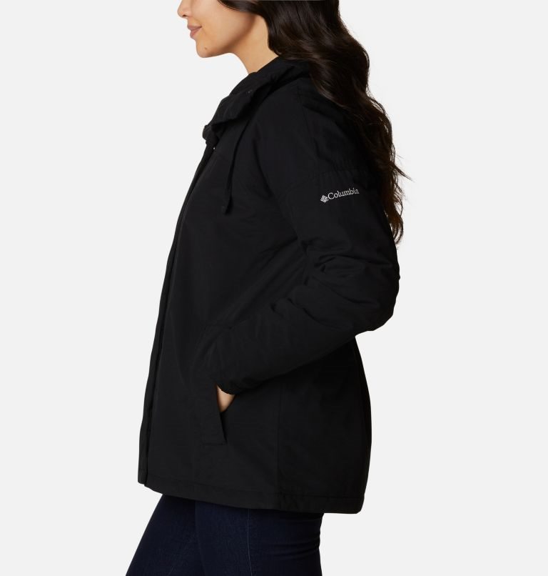 Women's Columbia Maple Hollow Insulated Jackets Black | CA-UAL41