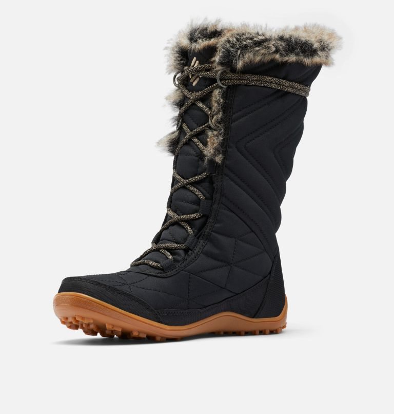 Women's Columbia Minx Mid III Boots Black | CA-J0L35