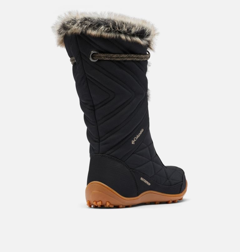 Women's Columbia Minx Mid III Boots Black | CA-J0L35