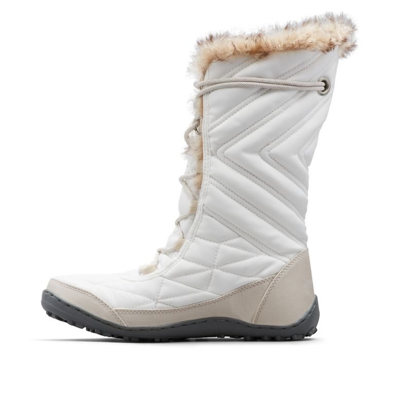 Women's Columbia Minx Mid III Boots White | CA-W853L