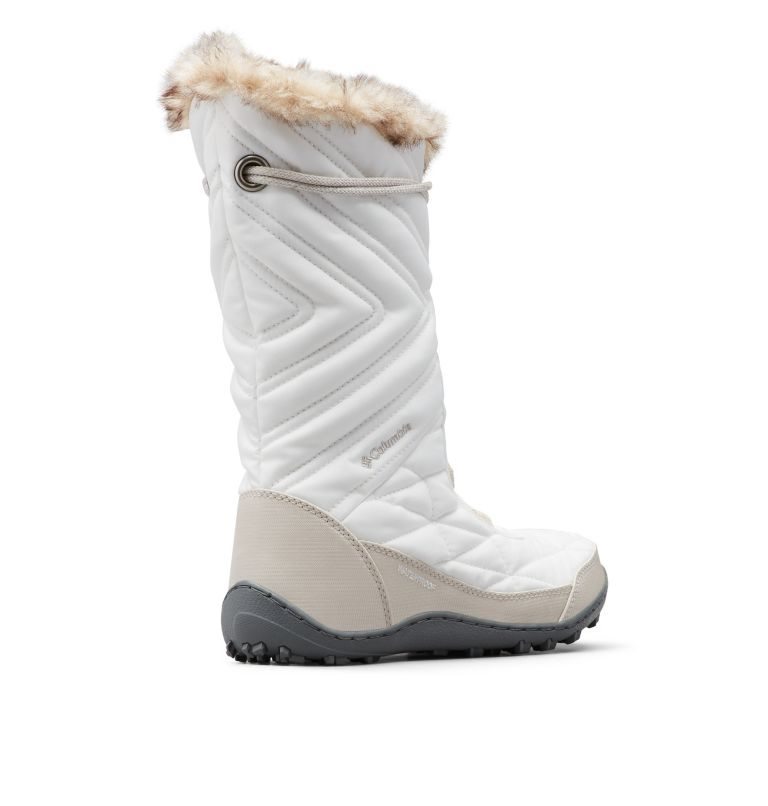 Women's Columbia Minx Mid III Boots White | CA-W853L