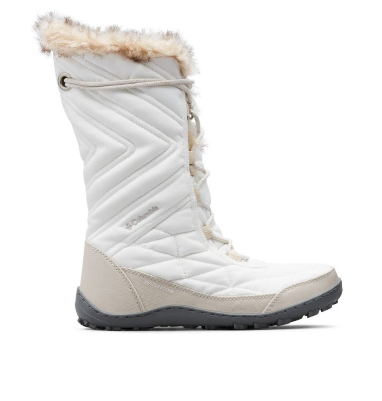 Women\'s Columbia Minx Mid III Boots White | CA-W853L