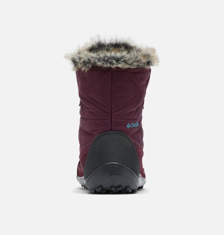 Women's Columbia Minx Shorty III Boots Maroon | CA-R3CL5