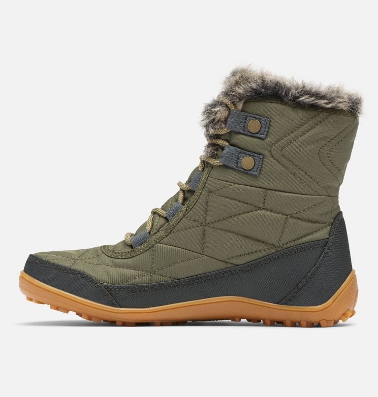 Women's Columbia Minx Shorty III Boots Olive | CA-G1634