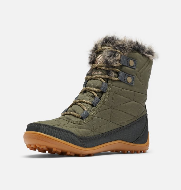 Women's Columbia Minx Shorty III Boots Olive | CA-G1634