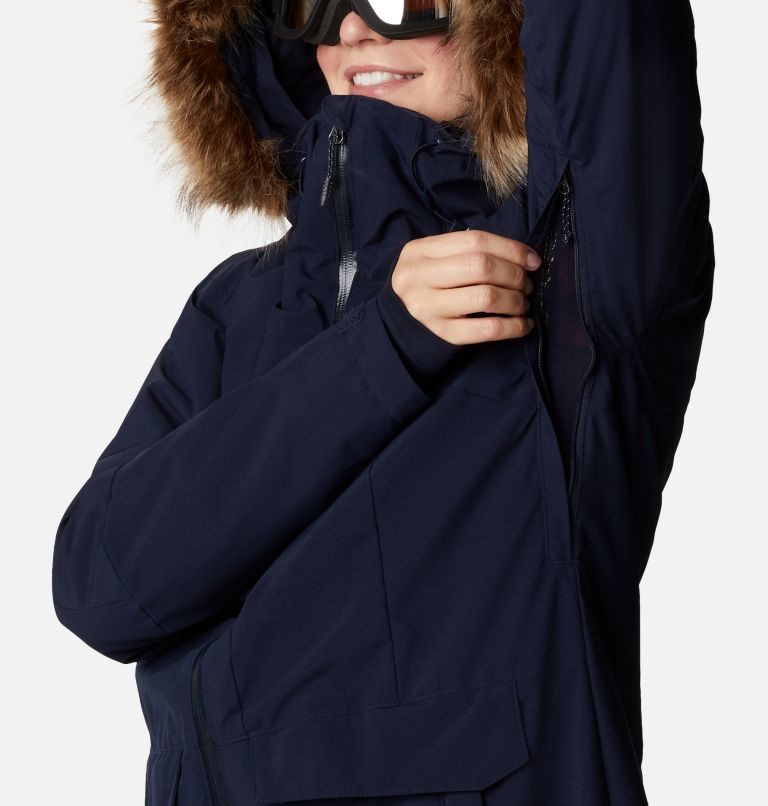 Women's Columbia Mount Bindo II Omni-Heat Infinity Insulated Jackets Navy | CA-X6A1L