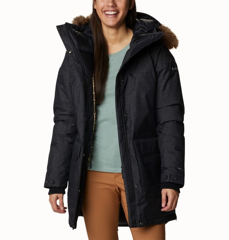 Women's Columbia Mount Si Omni-Heat Infinity Down Jackets Black | CA-W48A3