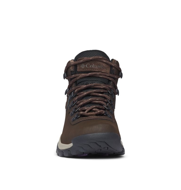 Women's Columbia Newton Ridge Plus Waterproof Hiking Boots Chocolate | CA-KA180