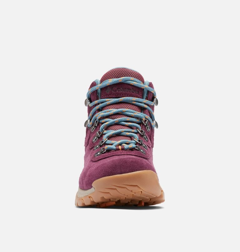 Women's Columbia Newton Ridge Plus Waterproof Amped Hiking Boots Fuchsia | CA-M8063