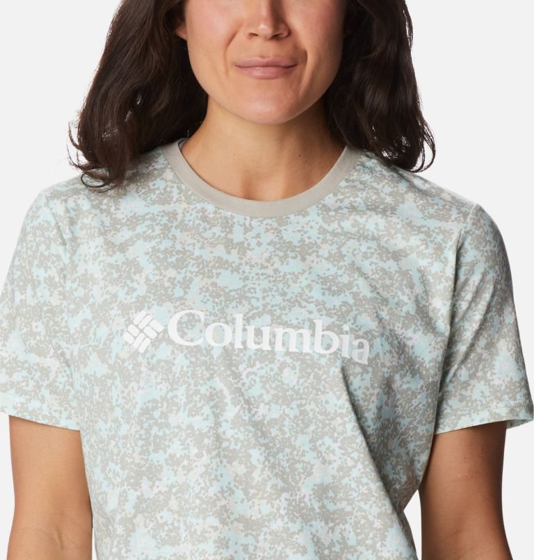 Women's Columbia North Cascades Printed T Shirts Camo | CA-X1365