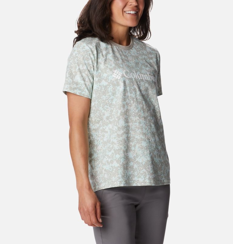 Women's Columbia North Cascades Printed T Shirts Camo | CA-X1365