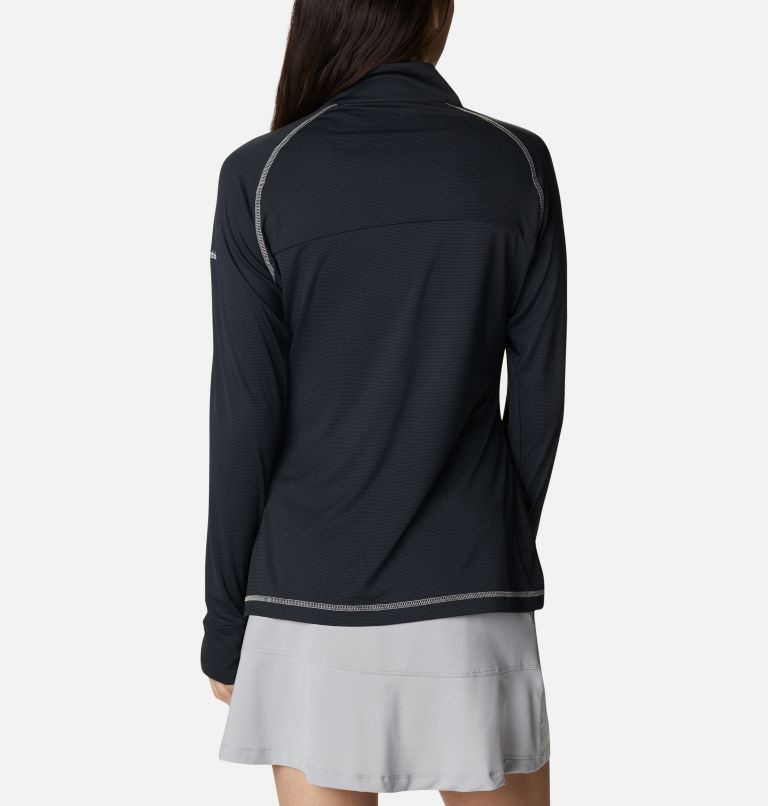 Women's Columbia Omni-Wick New Classic Sweatshirts Black | CA-Q86L1