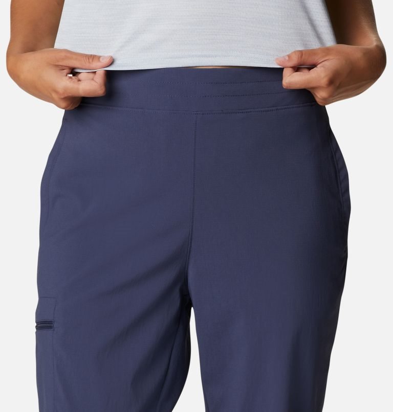 Women's Columbia On The Go Jogger Navy | CA-B4A61