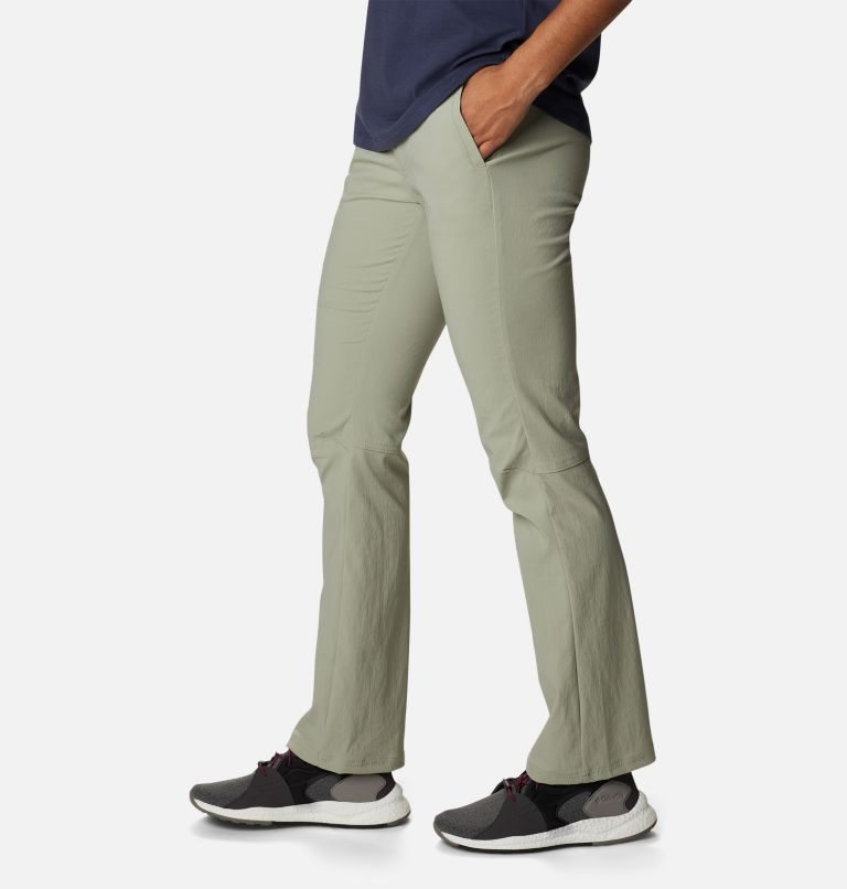 Women's Columbia On The Go Pants Olive | CA-T04C3