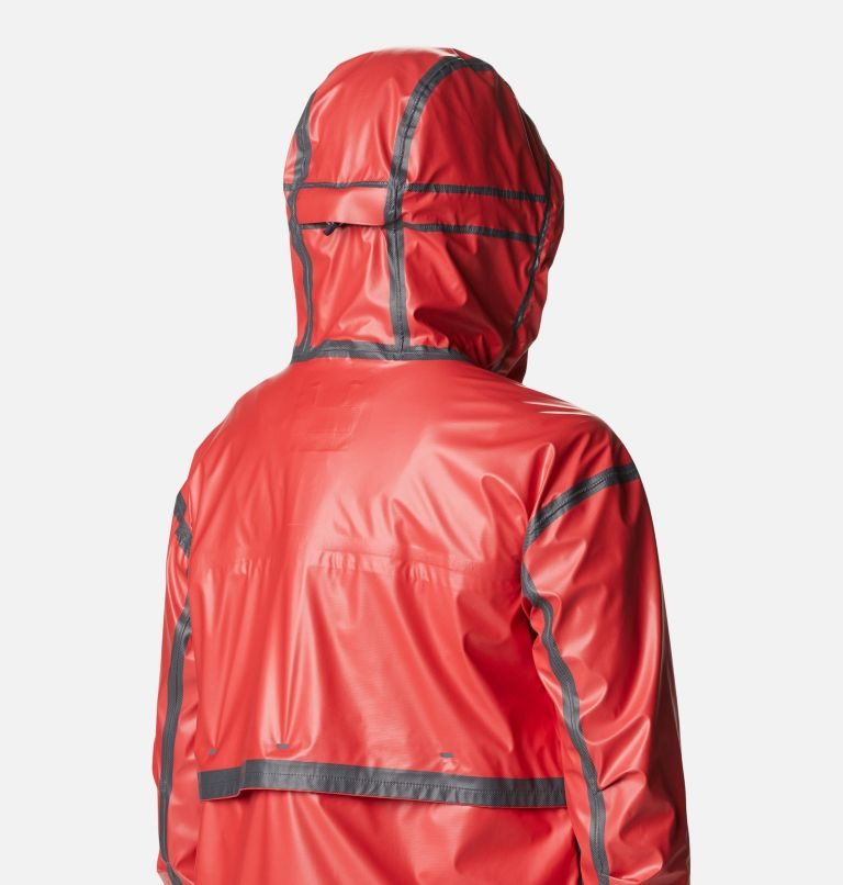 Women's Columbia OutDry Extreme Wildrain Shell Rain Jackets Red | CA-I6104