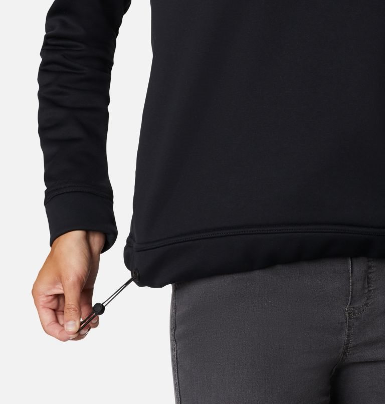 Women's Columbia Out-Shield Dry Fleece Hoodie Black | CA-O8LA5