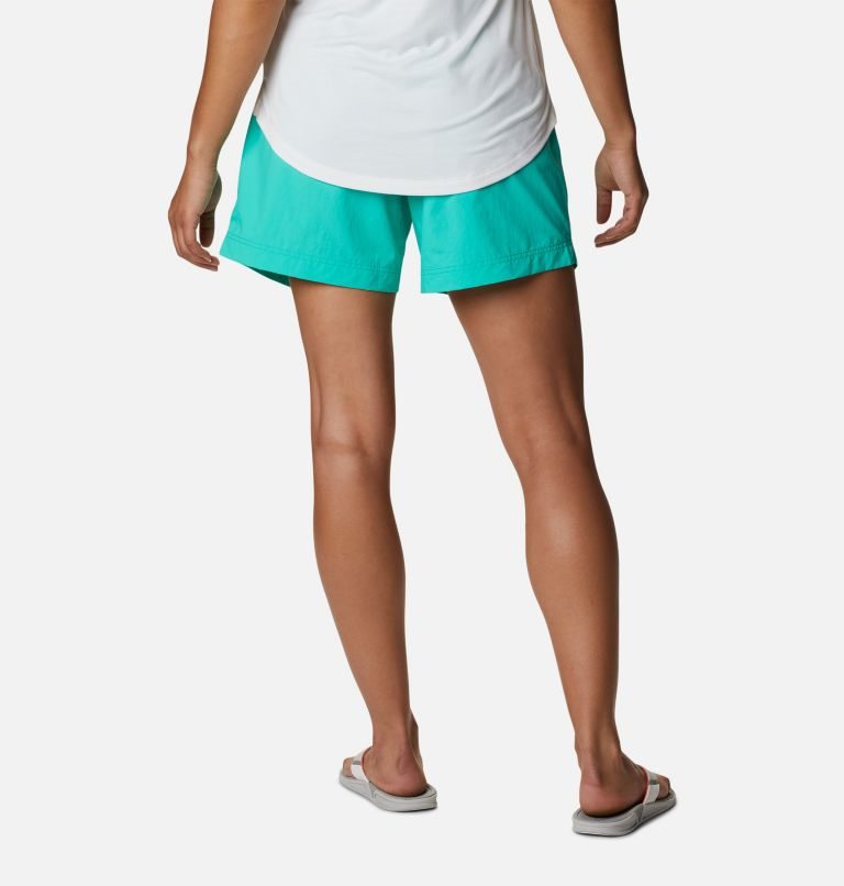 Women's Columbia PFG Backcast Water Shorts Turquoise | CA-H5603