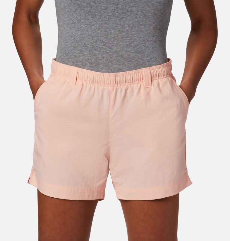 Women's Columbia PFG Backcast Water Shorts Pink | CA-JC654