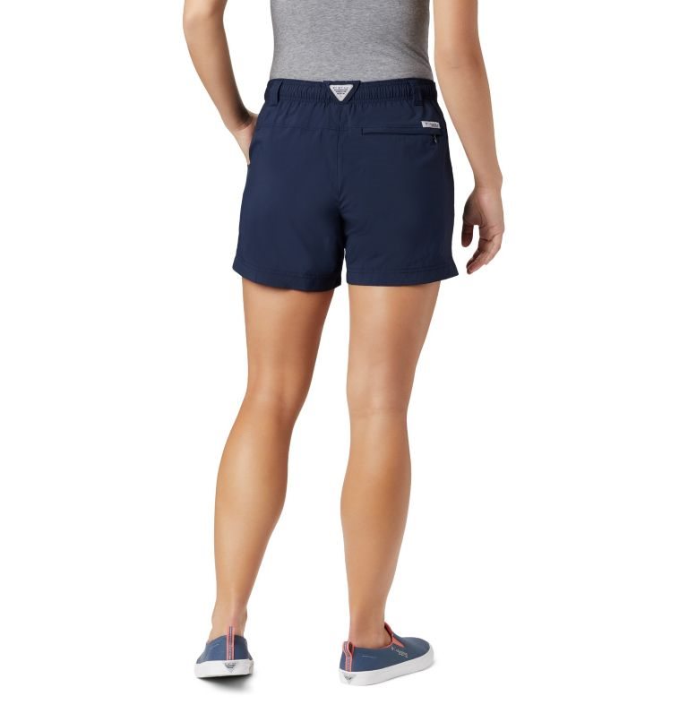 Women's Columbia PFG Backcast Water Shorts Navy | CA-SL685