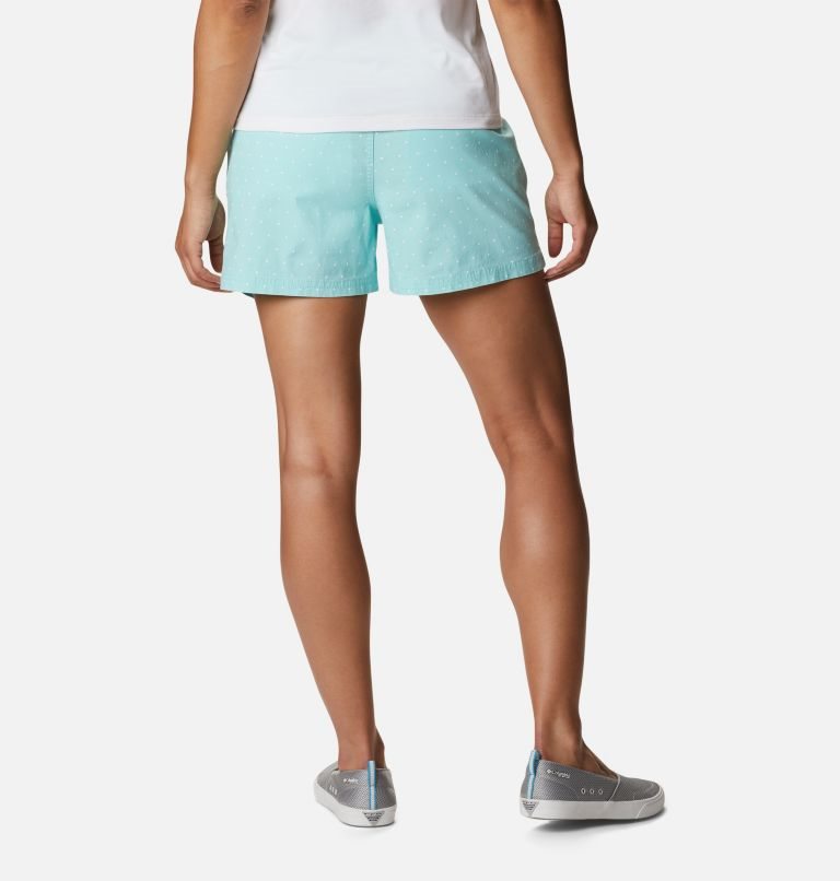 Women's Columbia PFG Bonehead Stretch Shorts Turquoise | CA-D46L0