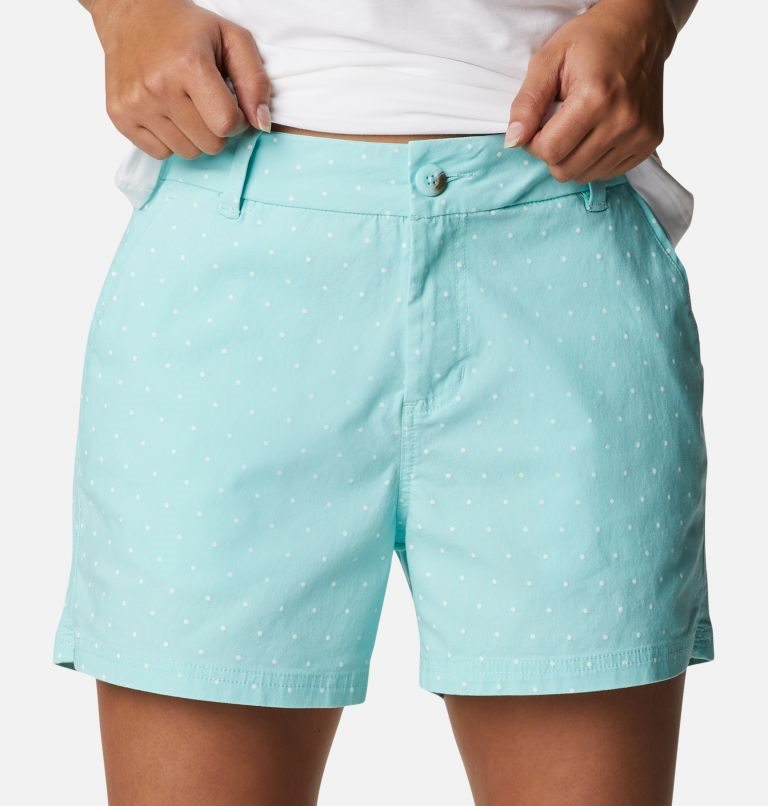 Women's Columbia PFG Bonehead Stretch Shorts Turquoise | CA-D46L0