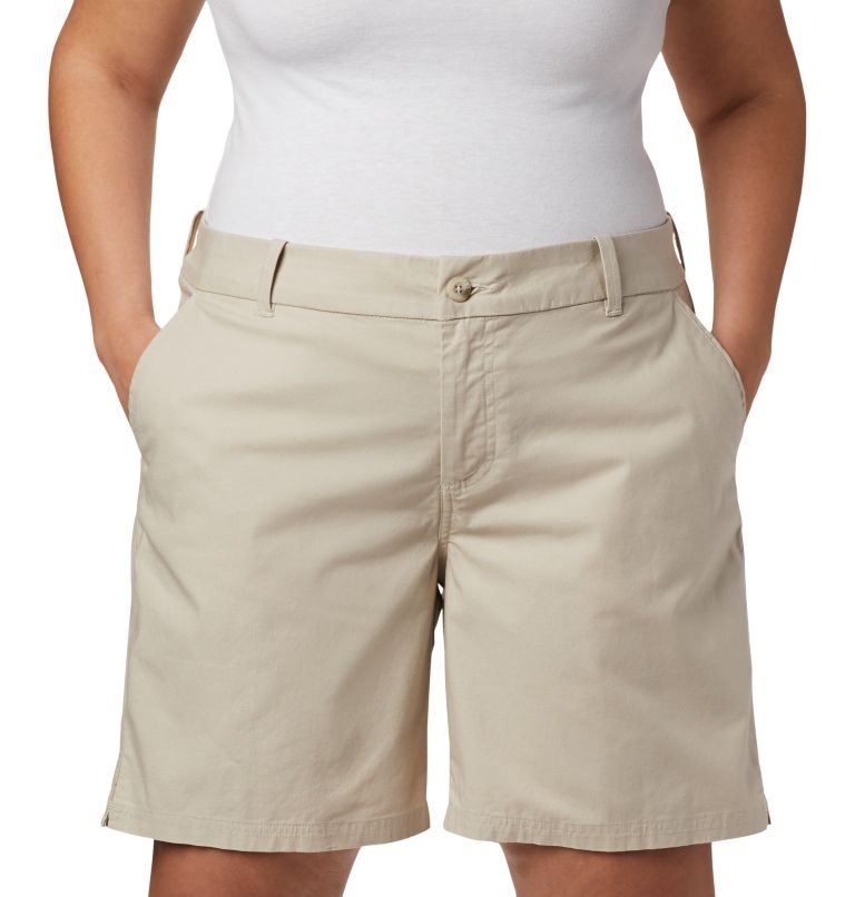 Women's Columbia PFG Bonehead Stretch Shorts Khaki | CA-XA648