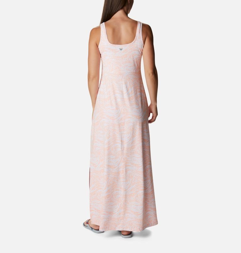 Women's Columbia PFG Freezer Maxi Dress Pink | CA-H5801