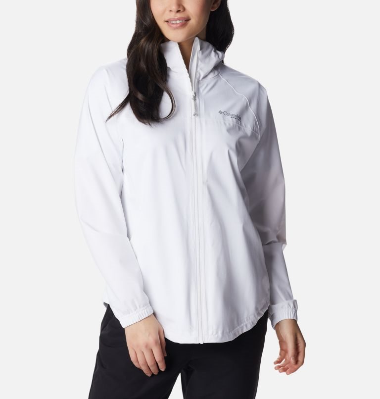 Women\'s Columbia PFG Skiff Guide Jackets White | CA-F6ALC