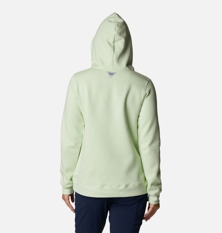 Women's Columbia PFG Slack Water Graphic Hoodie Mint | CA-J5108