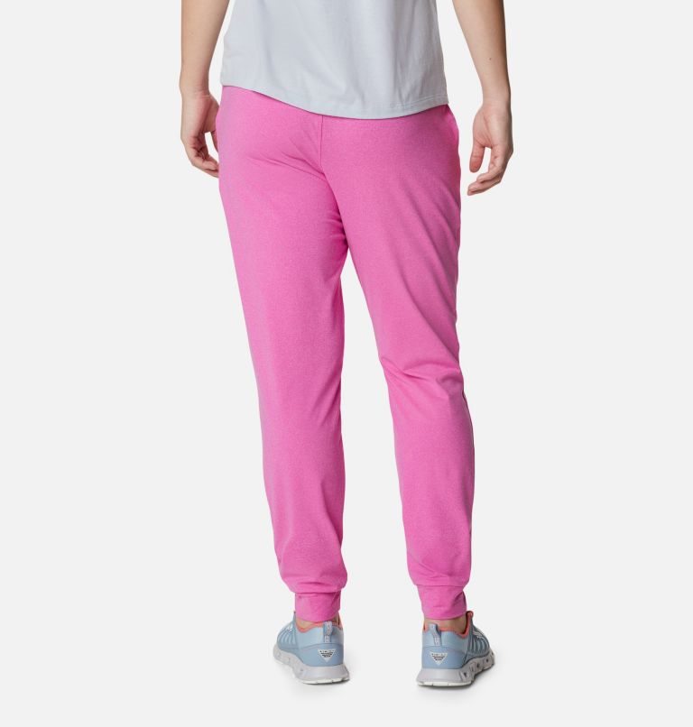 Women's Columbia PFG Slack Water Knit Jogger Pink | CA-CC38A