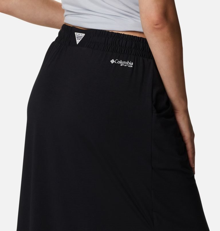 Women's Columbia PFG Slack Water Knit Skirts Black | CA-S8C03