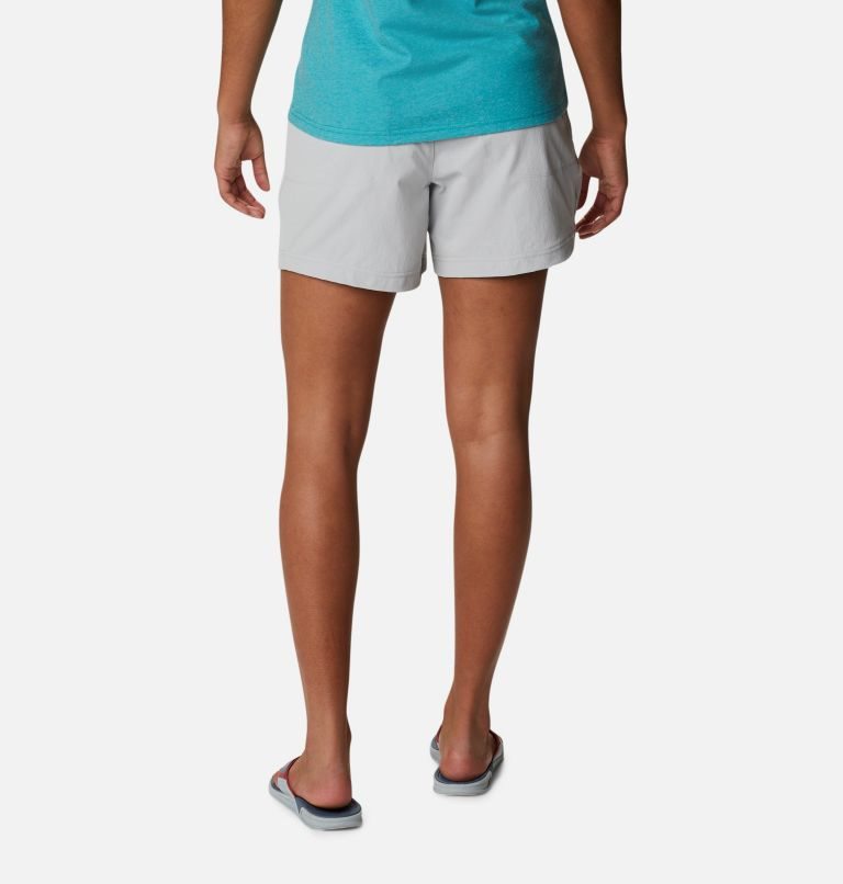 Women's Columbia PFG Slack Water Woven Shorts Light Grey | CA-G8CA1