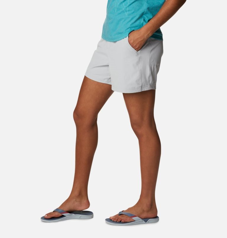 Women's Columbia PFG Slack Water Woven Shorts Light Grey | CA-G8CA1