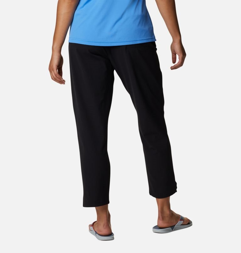 Women's Columbia PFG Sun Drifter Woven Pants Black | CA-G185C