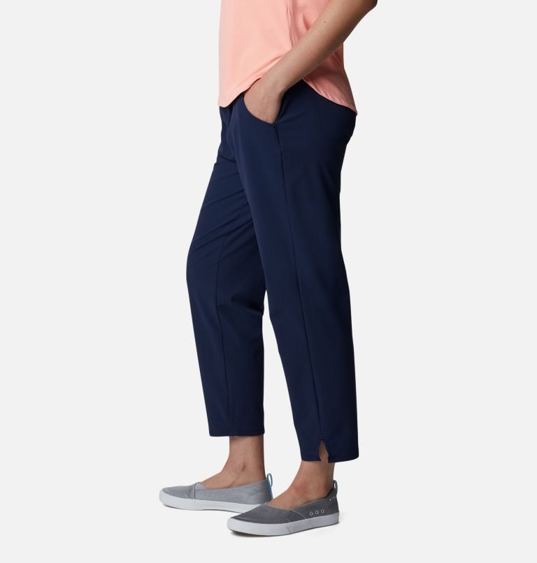 Women's Columbia PFG Sun Drifter Woven Pants Navy | CA-N8401