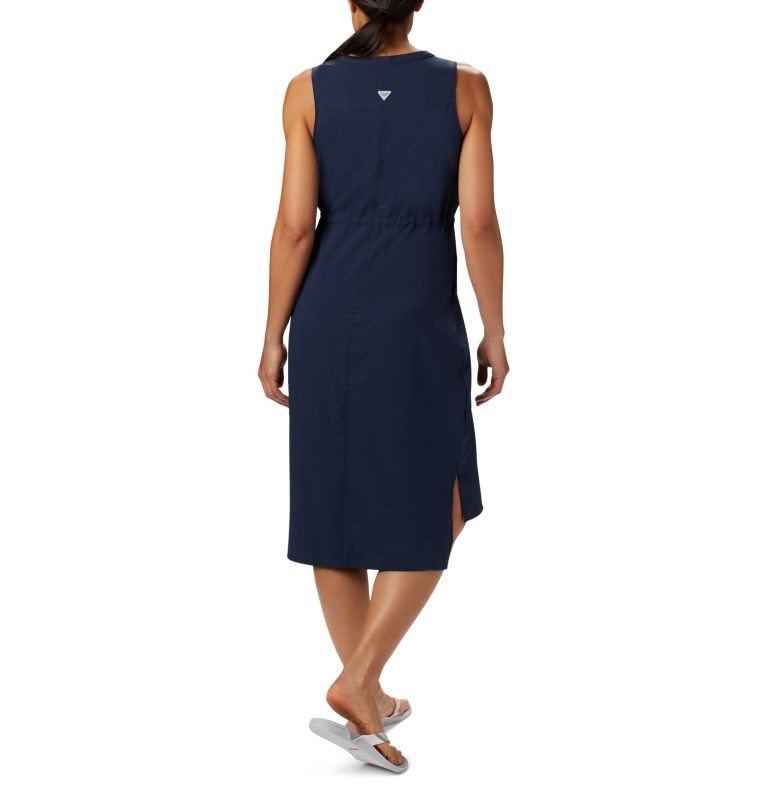 Women's Columbia PFG Tamiami Dress Navy | CA-W683C