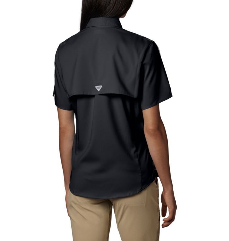 Women's Columbia PFG Tamiami II Short Sleeve Shirts Black | CA-A3C4A